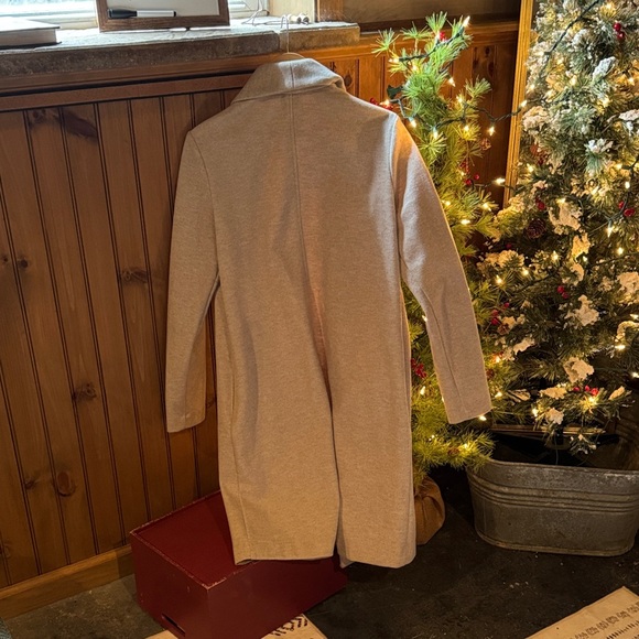 Joie Light Beige Open Front Coat - Picture 4 of 4